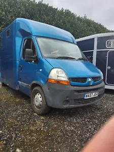 SOLD 3.5 ton horse box for sale. 2007 Renault Master, stalled to carry 2 horses. - Picture 1 of 13