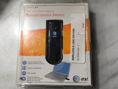 New AT&T USB Connect Velocity LaptopConnect Device 3G Global Access - Image 1 of 2