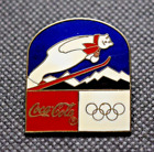 Coca Cola Polar Bear Olympics Ski Pin