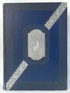 University of South Carolina 1931 Yearbook "Garnet & Black", HC 358 pgs, VG - Picture 1 of 12