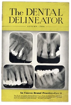 Vintage Dentistry magazine The Dental Delineator Autumn 1956 great print ads #4 - Image 1 of 4