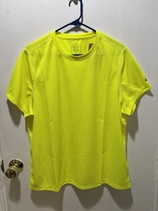 ASICS Men's Ready Set Short Sleeve Top, Neon Yellow Color 730 Size XL NWT - Picture 1 of 4