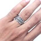 Silver Spinner Ring For Women Four Spinner Ring Fidget Silver Jewelry Ring"10"