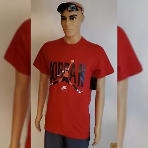 CAMISETA AIR JORDAN JUMPMAN FOTO HOMBRE MANGA CORTA CUELLO REDONDO TALLA M ROJA - Imagen 1 de 10