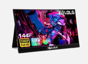 ALOLG S9 Portable Monitor 17.3 Inch with 144HZ FHD 1080P Display, - New SEALED - Picture 1 of 7