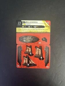 Pirates Wizkids CSG Pocketmodel BELLADONNA Rise Of The Fiends Ship Collectible - Picture 1 of 2