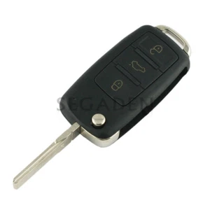 Flip Remote Key Shell fit for VOLKSWAGEN Touareg Switchblade Flip Case Fob - Picture 1 of 2