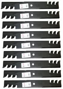 (9) 12733 Rotary Blades Compatible With Hustler Mower 797704, 797712 54'' Deck - Picture 1 of 1