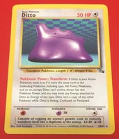 Pokemon Karte Ditto Rare 1 Edition Fossil 18 62 Tcg Sammelkarte Ebay