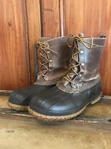 VINTAGE 1970 L.L BEAN MAINE JAGDSTIEFEL HERREN GRÖSSE 12 BRAUN OLD STOCK CUSTOM - Bild 1 von 9