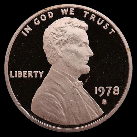 1978 S Lincoln Cent Gem Deep Cameo PROOF Penny US Mint Coin Beautiful! Cover
