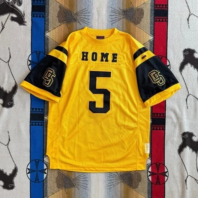 Vintage Y2K FUBU 05 Football Jersey Size Large Home Yellow Streetwear Hip Hop - Image 1 of 4