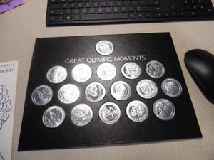 Great Olympic Moments 17 tlg Coin Set Coca-Cola komplett mit Plakat & Booklet - Bild 1 von 6
