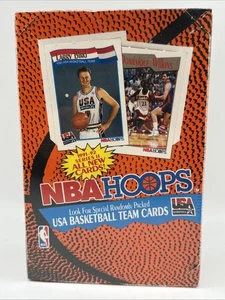 1991-92 NBA Hoops Basketball Cards Series 2 Factory Sealed Box 36 Packs NEW - Foto 1 di 4