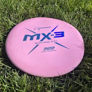DISC GOLF PRODIGY 350G MX-3 OVERSTABLE MIDRANGE 177g PINK W/ BLUE FOIL - Picture 1 of 24