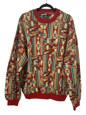 Vintage Structure Men’s Pullover Sweater Fall Colors Wool Grandpa XL - Image 1 of 4