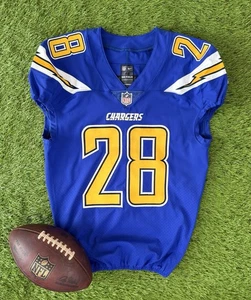 Melvin Gordon 2016 San Diego Chargers Game Issued Color Rush Football Jersey LA - Picture 1 of 11