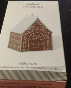 2014 Hallmark Keepsake New Home Gingerbread House Ornament NIB NEW IN BOX SLDB - Picture 1 of 1