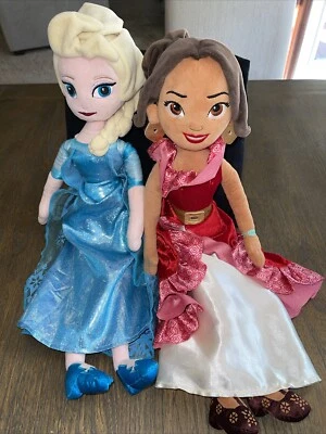 Плюшевая кукла Disney Elena of Avalor & Elsa Princess 20 дюймов куклы принцессы Disney - Изображение 1 из 4