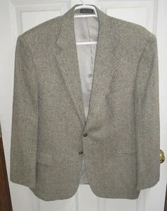 Croft & Barrow Mens 2 Button Jacket Sport Coat 46R Blazer Herringbone - Picture 1 of 9