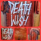 Rare Vtg Deathwish Skateboards Greco Foy Tie Dye Distressed Skate T-Shirt Lrg