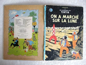 Hergé - Tintin. On a Marché sur la Lune (Plat B36) Casterman 1966 - Picture 1 of 4