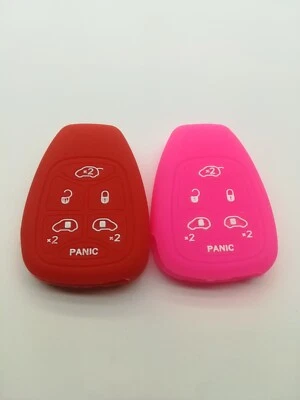 2*Cubierta de llave para Chrysler Sebring 200 Town&Country Dodge Caravan Grand Caravan Foto 1 de 4