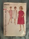Simplicity 4857 Pattern Dress Top Skirt Maternity Size 16 Precut Vintage