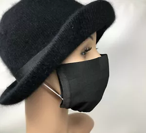 Stretchable Washable Bamboo Charcoal Face Mask Protector Cover Made in Taiwan - Picture 1 of 5