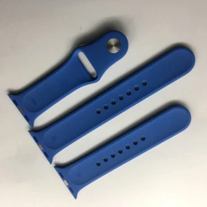 Original Apple watch Series 9 8 7 6 SE 5 4 Sport Band 38mm 40mm 41MM Royal Blue - Picture 1 of 12