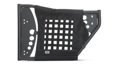 Body Armor Gen 3 Rear Tube Trail Doors Black Pair for Jeep JL/JT JL-6150 - Image 1 of 4