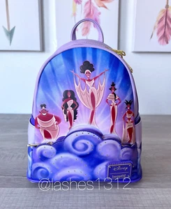 LOUNGEFLY x DISNEY Hercules Muses Clouds Mini Rucksack Tasche - Lila - Bild 1 von 8