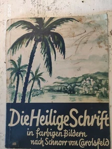 Die Heilige Schrift  Bildern nach Schnorr von Carolsfeld  Heft 3 Bilderbuch 1933 - Imagen 1 de 5