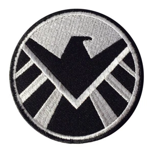 Shield Marvel Superhero Logo Patch Iron On Sew On Badge Embroidered Patch - Picture 1 of 1
