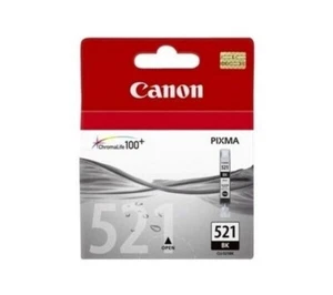 New & Sealed Original Canon CLI-521BK Black Ink Cartridge - Zdjęcie 1 z 1