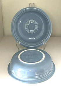 Lot of 2 Fiesta Periwinkle Bowl 6 3/4" Soup Cereal Homer Laughlin HLC Ware - Picture 1 of 2