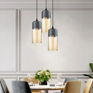 Glass Lamp Room Ceiling Light Shop Bar Chandelier Lighting Kitchen Pendant Light - Picture 1 of 12