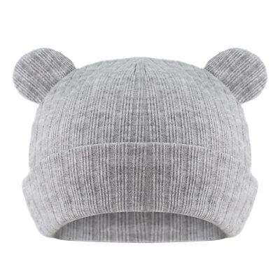 Newborn Baby Hat Bear Infant Cute Baby Beanie Toddler Boys Girls Knitted Hats... - Image 1 of 4