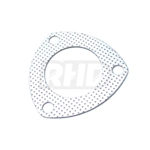UNIVERSAL 2.5" INCH (63.5MM) 3 BOLT HOLE TRIANGULAR EXHAUST GASKET FLANGE SEAL - Picture 1 of 2