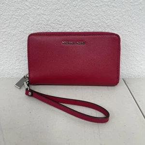 Billetera de viaje Michael Kors teléfono jet set rosa - Imagen 1 de 7