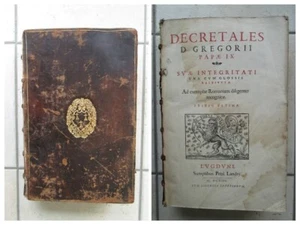 PENAFORT : DECRETALES D. GREGORII PAPA IX, 1613. In folio - Picture 1 of 15