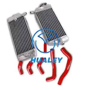 Radiador y manguera de aluminio para Honda CRF450 CRF450R CRF 450 R 2005-2008 Foto 1 de 4