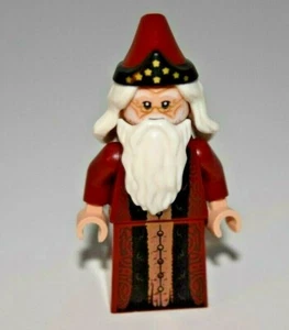 Lego Albus Dumbledore Minifigure Harry Potter Series 2 Dark Red D1 - Picture 1 of 4