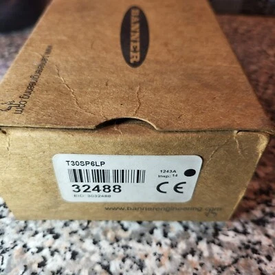 BANNER ENGINEERING T30SP6LP, EID 3032488 PHOTOELECTRIC SENSOR - Image 1 of 4