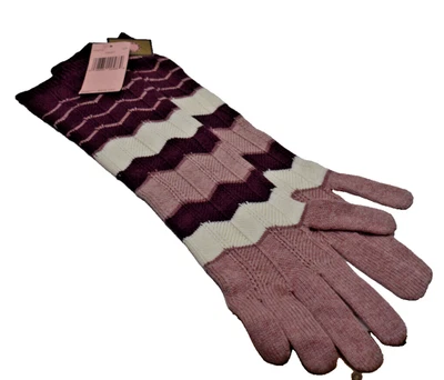 Juicy Couture выбрать Juicy длинный вязаный локоть перчатки розовый мульти YTRUC191 новый! - Изображение 1 из 4