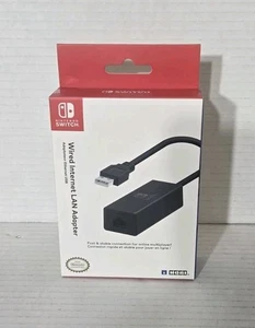 HORI Official Nintendo Switch and Switch OLED Wired Internet LAN Adapter NEW - Picture 1 of 1