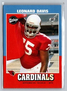 2001 Upper Deck Vintage #202 Leonard Davis NFL Cardinals - Picture 1 of 2