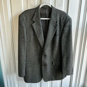 Burberry Vintage Burberrys Wool Tweed Blazer Jacket - Picture 1 of 10