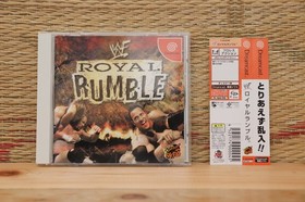 WWF Royal Rumble w/spine Japan Sega Dreamcast DC Very Good+ Condition!