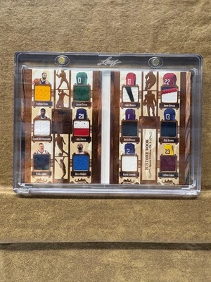 2025 Leaf History Book of Legends 12 Relics Curry Giannis James Tatum /25 - Image 1 of 2